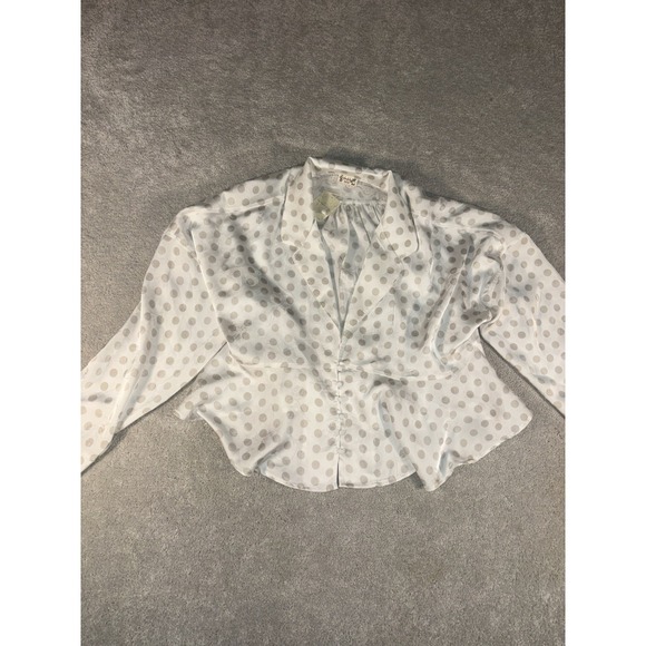 free people intimately top large nwt satin polka dot Butterfly Inlay - Picture 1 of 9